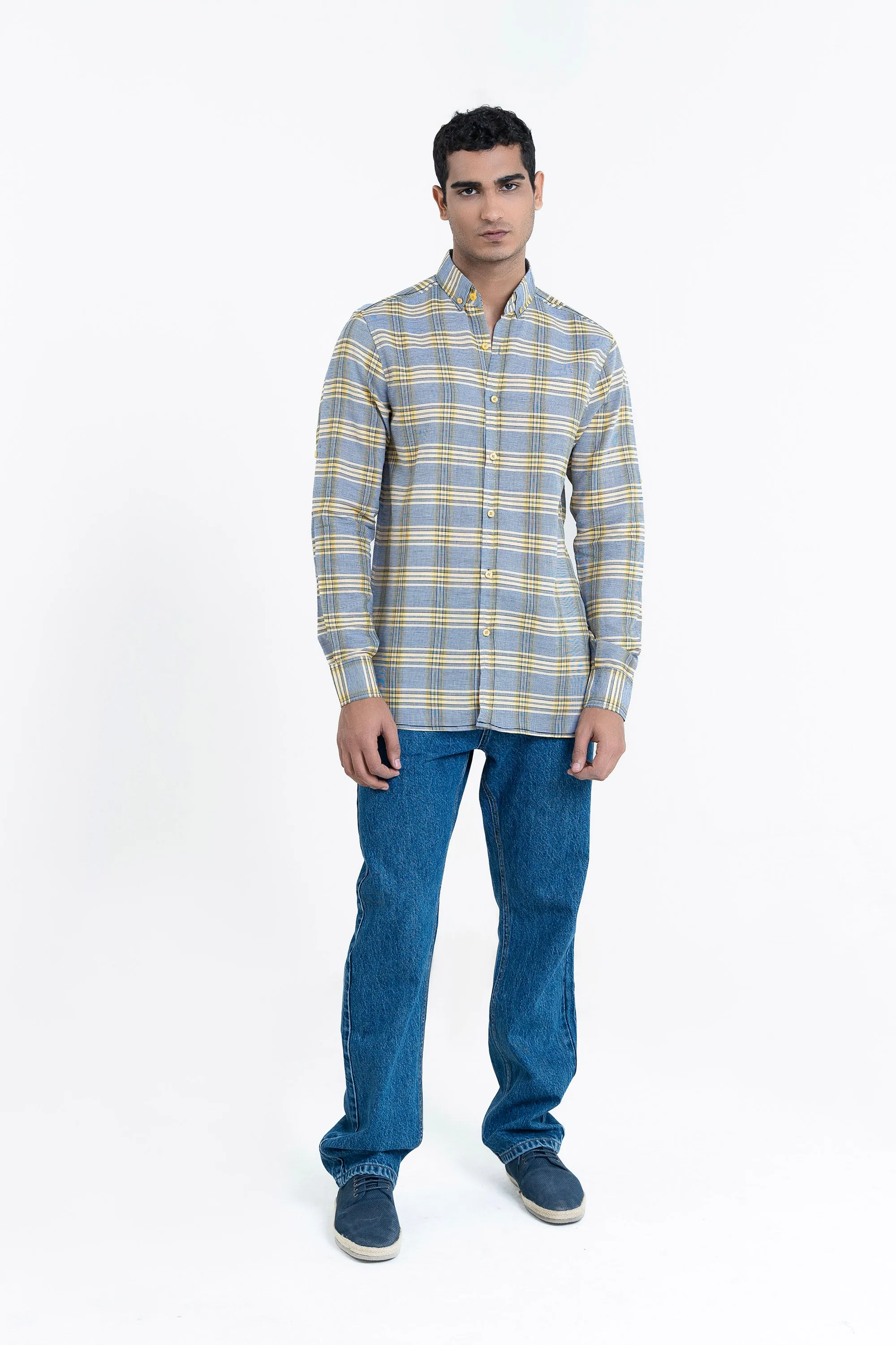 Yellow Casual Shirt