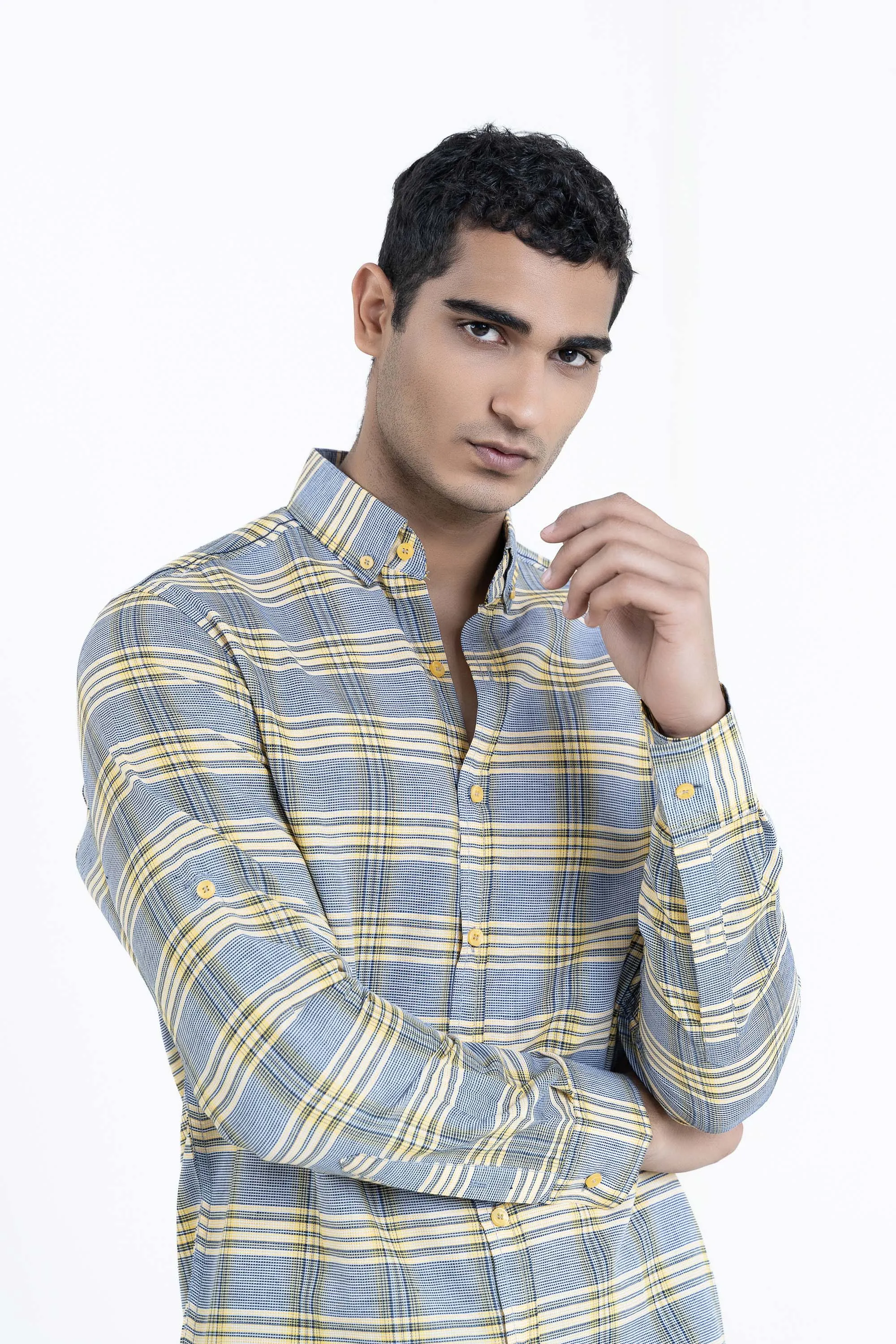 Yellow Casual Shirt