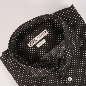 ZR Black Dotted Shirt