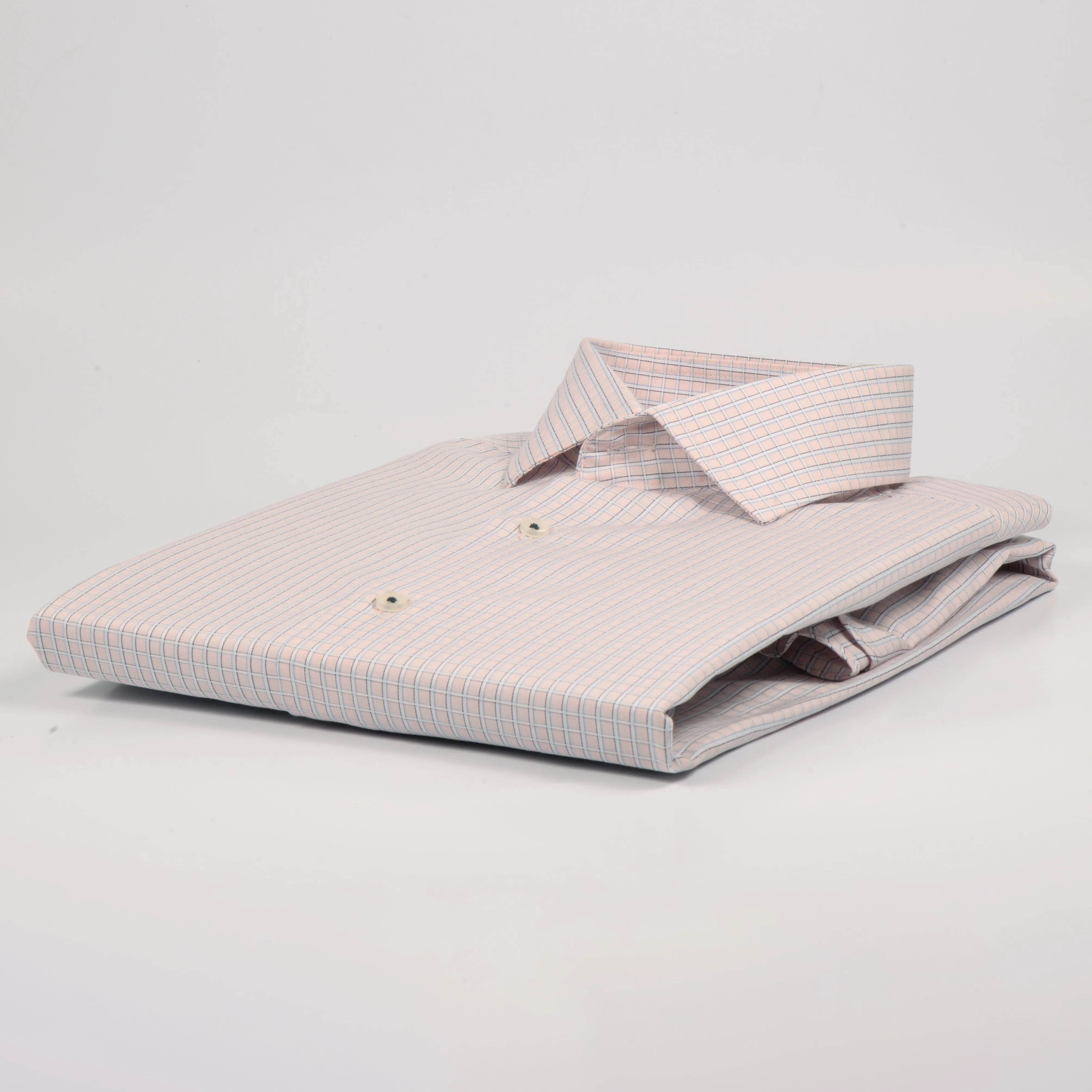 ZR Peach Checkered Shirt